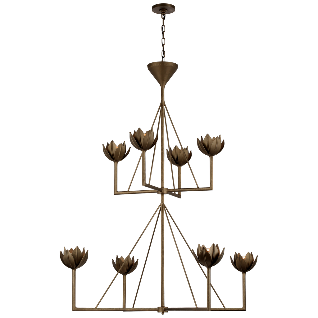 Alberto Large Two Tier Chandelier