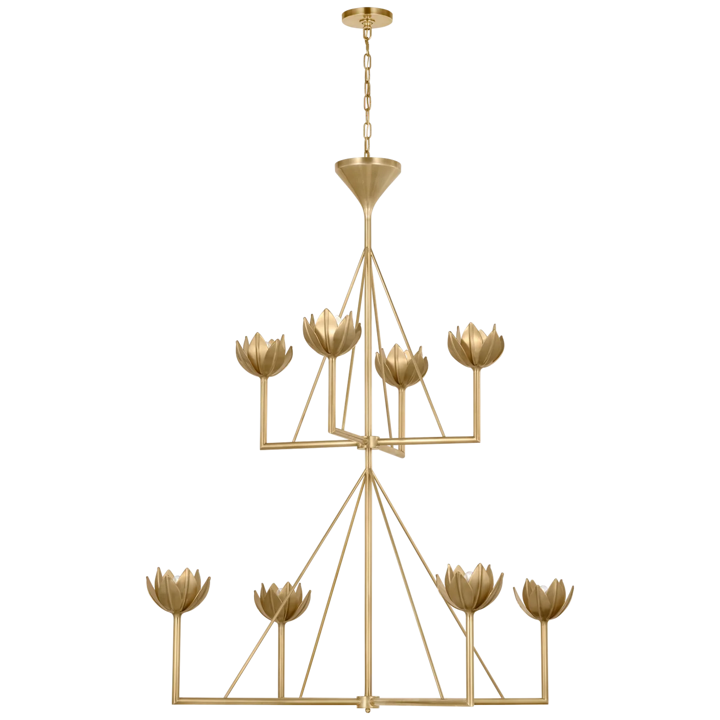 Alberto Large Two Tier Chandelier
