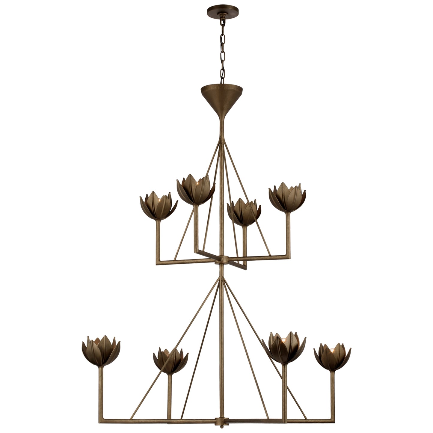 Alberto Large Two Tier Chandelier
