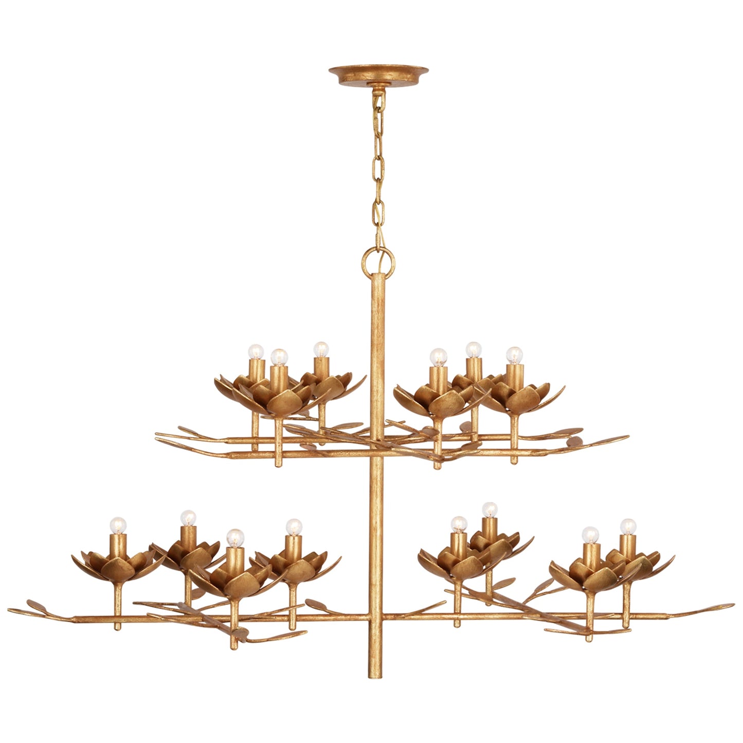 Clementine 53" Tiered Chandelier