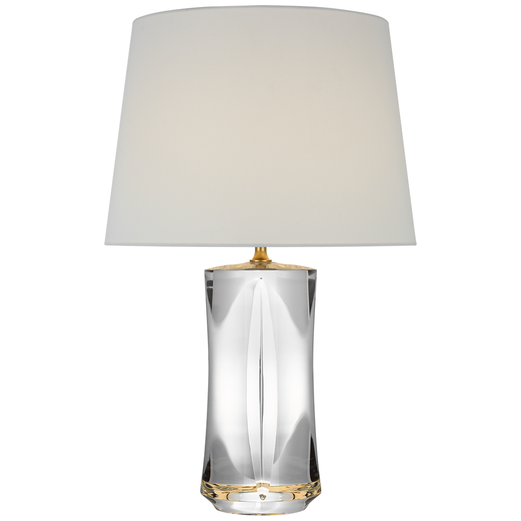 Crystal with Linen Shade