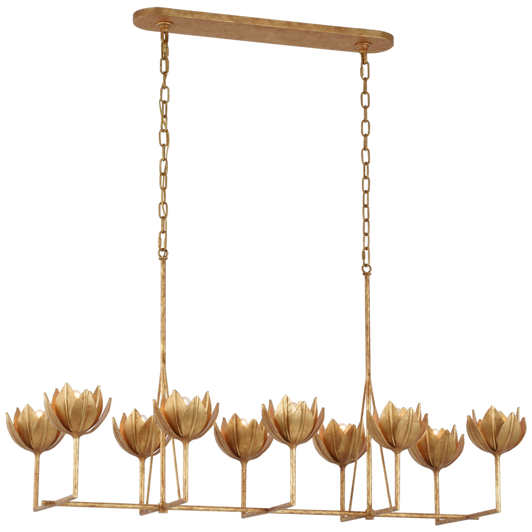 Alberto Large Linear Chandelier Julie Neill for Visual Comfort