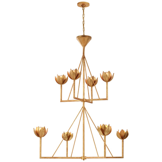 Alberto Large Two Tier Chandelier