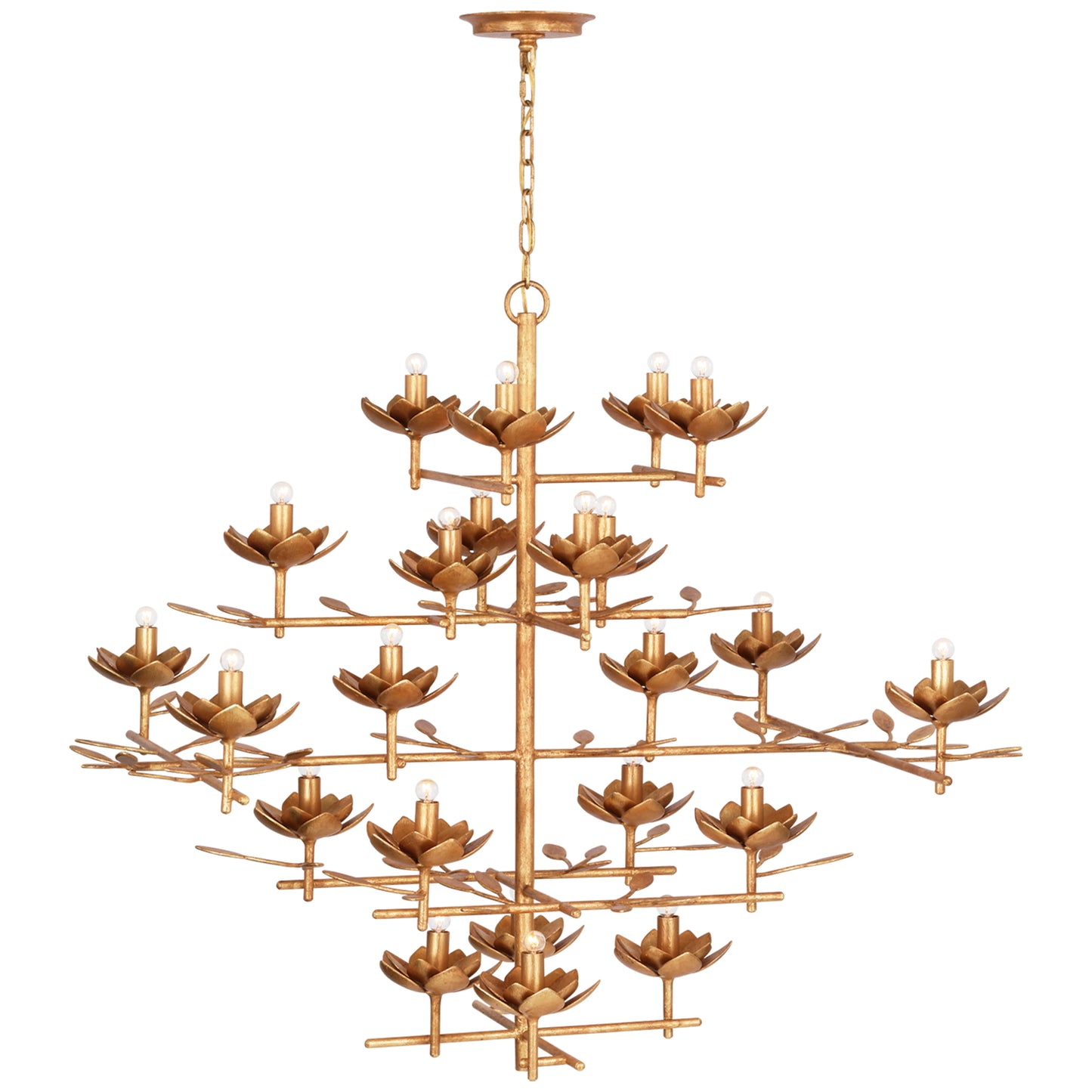 Clementine 48" Tiered Entry Chandelier