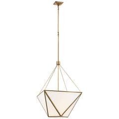 Lorino Large Lantern with White Glass